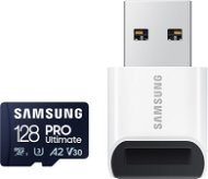 Samsung MicroSDXC 128GB PRO Ultimate + USB adaptér - Memory Card