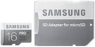 Samsung Micro SDHC 16GB Class 10 UHS-PRO 3 + SD Adapter - Memory Card