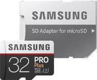 Samsung micro SDHC 32GB PRO Plus Class 10 UHS-I + SD adapter - Memóriakártya