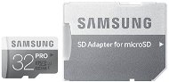 Samsung micro SDHC 32GB Class 10 PRO UHS 3 + SD adaptér - Pamäťová karta