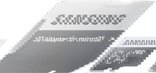 Samsung micro SDXC Class 10 64 GB PRO + SD-Adapter Hauptbild Samsung micro SDXC Class 10 64 GB PRO + SD-Adapter - Speicherkarte - Hauptbild