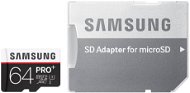 Samsung micro SDXC 64GB PRO Plus + SD Adapter - Memory Card