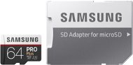 Samsung MicroSDXC 64 GB PRO Plus Class 10 UHS-I + SD adaptér - Pamäťová karta