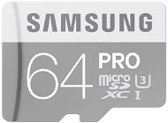 Samsung 64 GB micro SDXC Class 10 UHS-PRO 3 + SD Adapter - Memory Card