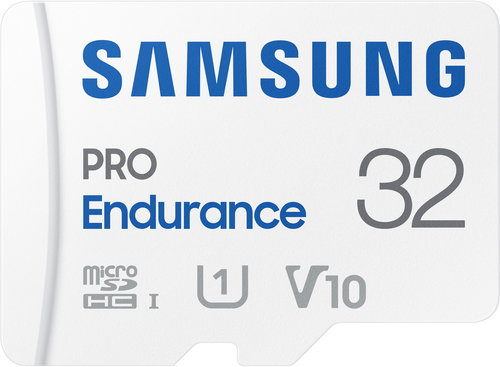 Samsung MicroSDHC 32 GB PRO Endurance + SD Adapter Hauptbild Samsung MicroSDHC 32 GB PRO Endurance + SD Adapter - Speicherkarte - Hauptbild