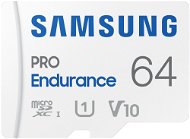 Speicherkarte Samsung MicroSDXC 64 GB PRO Endurance + SD Adapter - Paměťová karta