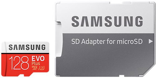Samsung micro SDXC 128 Gigabyte PRO Plus-Class 10 UHS-I + SD-Adapter - Speicherkarte - Hauptbild