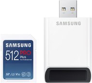 Samsung SDXC 512 GB PRO PLUS + USB-Adapter - Speicherkarte