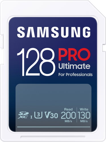 Samsung SDXC 128GB PRO ULTIMATE Main image Samsung SDXC 128GB PRO ULTIMATE - Memory Card - Main image