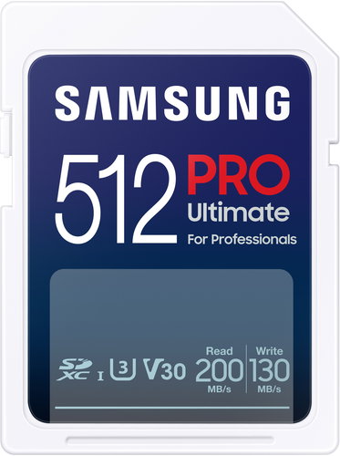 Samsung SDXC 512GB PRO ULTIMATE - Memory Card - Main image