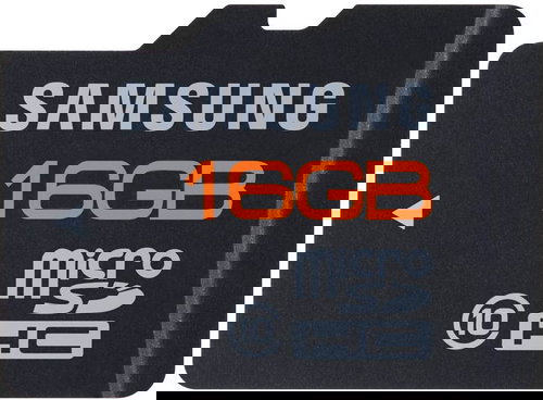 Samsung Plus micro SDHC 16GB Class 6 - Memory Card - Main image