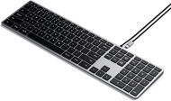 Satechi Slim W3 USB-C BACKLIT Wired Keyboard – Space Grey – US - Klávesnica