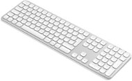 Satechi Aluminum Bluetooth Wireless Keyboard for Mac – Silver – US - Klávesnica