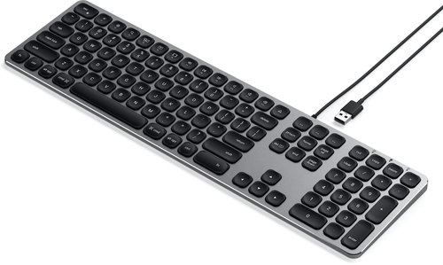 Satechi Aluminium Wired Keyboard for Mac - Space Grey - US - Keyboard - Main image