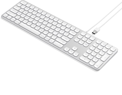 Satechi Aluminium Wired Keyboard for Mac - Silver - US - Keyboard - Main image