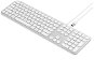 Tastatur Satechi Aluminum Wired Keyboard for Mac - Silver - US - Klávesnice