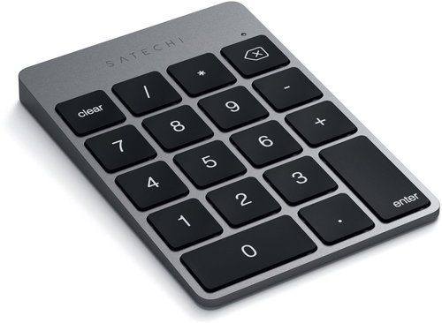 Satechi Aluminium Slim Wireless Keypad - Space Grey Main image Satechi Aluminium Slim Wireless Keypad - Space Grey - Numeric Keypad - Main image