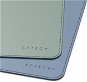 Satechi dual sided Eco-leather Deskmate – Blue/Green - Podložka pod myš