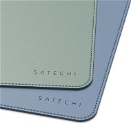 Satechi dual sided Eco-leather Deskmate - Blue/Green - Podložka pod myš a klávesnici