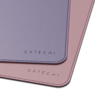 Satechi dual sided Eco-leather Deskmate - Pink/Purple - Egérpad