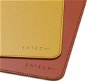 Satechi dual sided Eco-leather Deskmate - Yellow/Orange - Egérpad