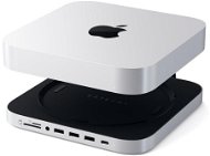 Satechi Aluminium Type-C Stand and Hub for Mac Mini w/SSD Enclosure – Silver - Replikátor portov