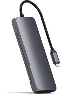 Satechi Aluminium USB-C Hybrid Multiport adaptér (SSD Enclosure, HDMI 4K, 2× USB-A 3.1 Gen 2 up to - Replikátor portov