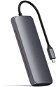 Satechi Aluminium USB-C Hybrid Multiport Adapter (SSD Enclosure, HDMI 4K, 2 x USB-A 3.1 Gen 2 bis zu 5 Gbit/s) - Port-Replikator