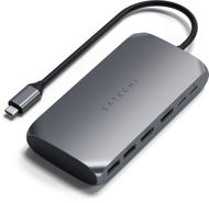 Satechi Aluminium USB-C Multimedia Adapter M1 - Grey - Port Replicator