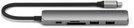 Satechi 6in1 USB-C Slim Multiport Adapter - Grey (Space Grey) - USB Hub
