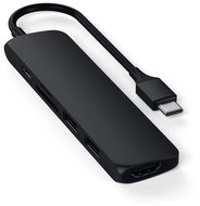 Satechi Type-C Slim Multiport adaptér - Černý - USB Hub