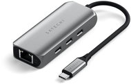 Satechi 4in1 USB-C Hub with 2.5 Gigabit Ethernet - Gray (Space Gray) - USB Hub