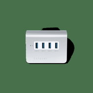 Satechi Hliníkový 4portový USB 3.0 Hub V.2 - Stříbrný - USB Hub