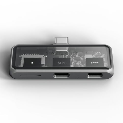 Satechi Mobile XR Hub with dual USB-C and microSD - Space Gray - USB Hub - Hlavní obrázek