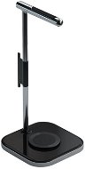 Stojan na slúchadlá Satechi 2-IN-1 Headphone Stand w Wireless Charger USB-C – Space Grey - Stojan na sluchátka