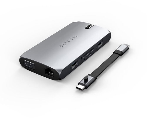 Satechi USB-C On the go Multiport adapter - Space Grey - Docking Station - Main image