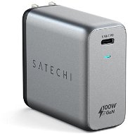 Satechi 100W USB-C PD Wall Charger GaN charging Space Grey - Nabíječka do sítě