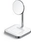 Satechi Aluminium 2-in-1 Magnetic Wireless Charging Stand White - Charging Stand