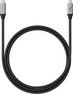 Satechi USB4 Pro Braided Cable 1,2 m (PD240W, 40 Gbps data, 8K/60 Hz or 4K/120 Hz) – Black - Dátový kábel