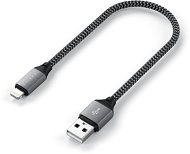 Satechi USB-A to Lightning Braided Cable 25cm - Grey - Tápkábel