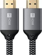 Satechi 8K Ultra HD High Speed HDMI Braided cable 2m - Black - Video Cable