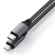 Satechi USB-C to Lightning Short Cable 25 cm – Space Grey - Napájací kábel