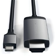 Videokábel Satechi Aluminium Type-C to 4K HDMI Cable, asztroszürke - Video kabel