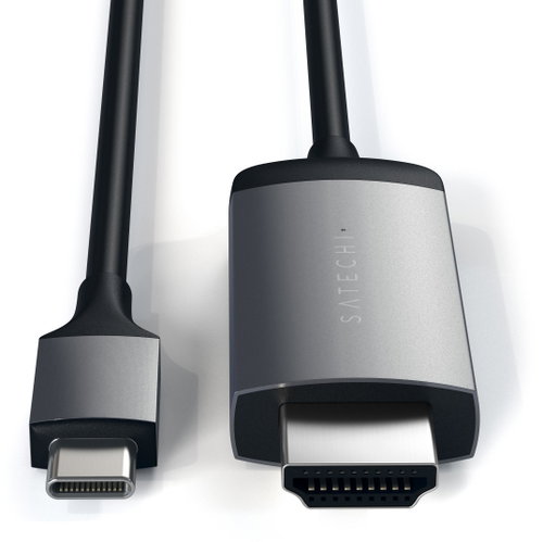 Satechi Aluminium Type-C to 4K HDMI Cable - Space Grey - Videokabel - Hauptbild