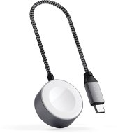 Satechi USB-C Magnetic Braided Charging Cable for Apple Watch, 20 cm - Okosóra töltő