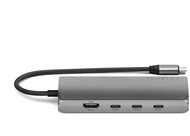 Satechi USB-C MultiPort Adapter 8K with Ethernet V3 - Space Grey - Docking Station