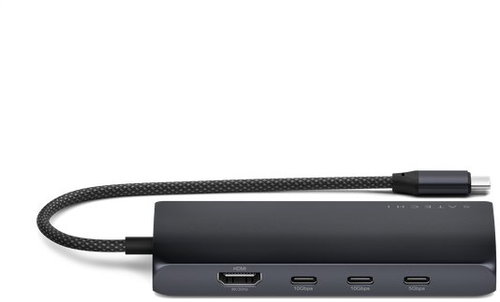 Satechi USB-C MultiPort Adapter 8K mit Ethernet V3 - Midnight - Dockingstation - Hauptbild