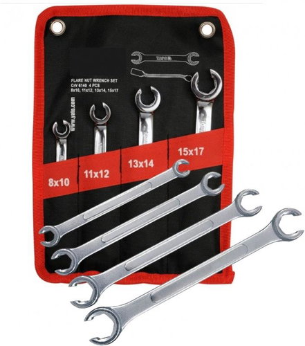 Silver Klíče očkové otevřené na převlečené matice 10997 - Box-End Wrench Set - Main image