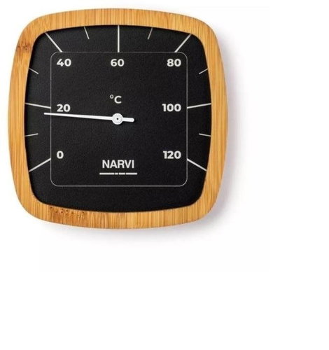 NARVI Sauna thermometer, black - Sauna Thermometer - Main image