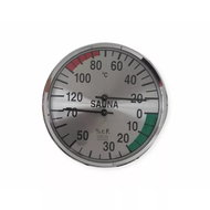 ELIGA Sauna thermometer with hygrometer, metal, 13.5 cm - Sauna Thermometer